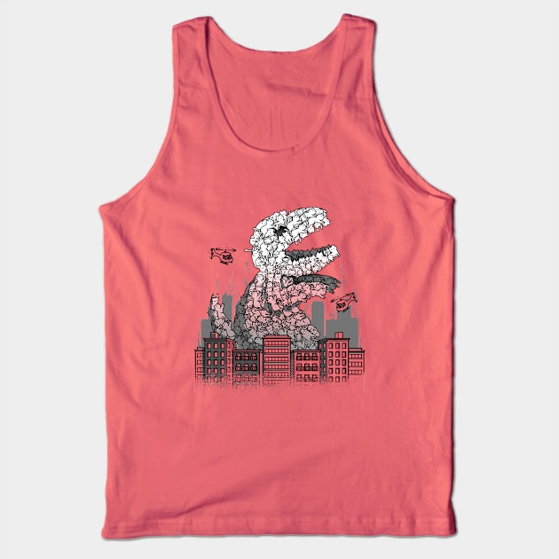 Catzilla Tank Top by Tobe_Fonseca